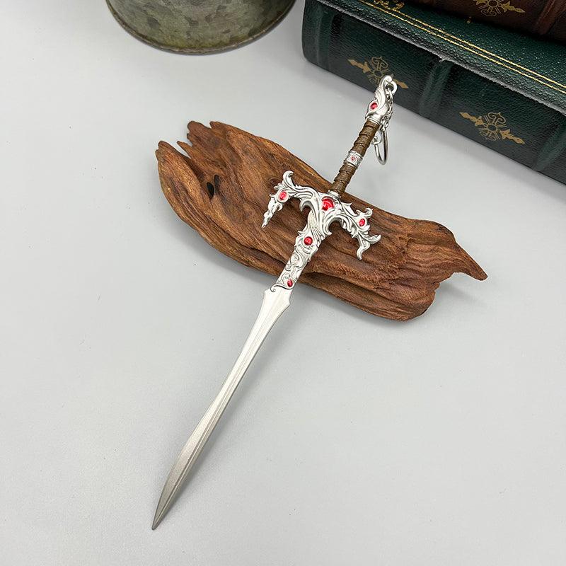 Githyanki Astral Greatsword - Baldur's Gate 3 Silver Sword 1:6 Zinc Alloy | Vlaakith's Chosen Weapon | Planar Warrior Display for Mind Flayer Hunters - BlacksmithSONG