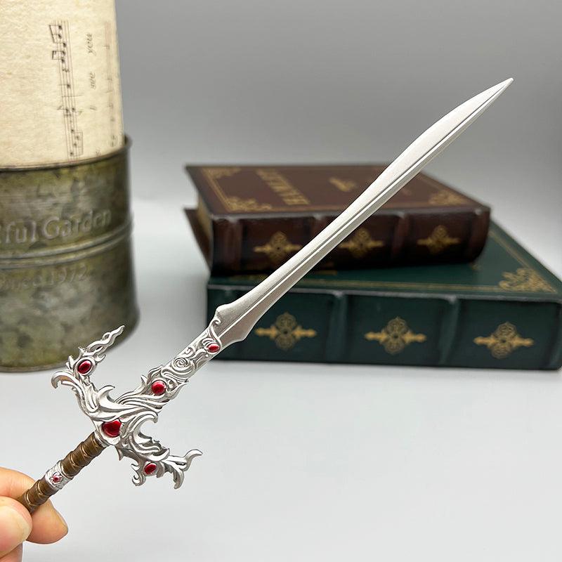 Githyanki Astral Greatsword - Baldur's Gate 3 Silver Sword 1:6 Zinc Alloy | Vlaakith's Chosen Weapon | Planar Warrior Display for Mind Flayer Hunters - BlacksmithSONG