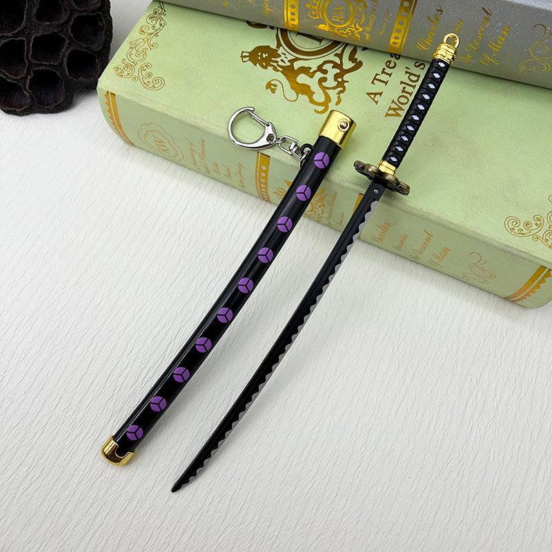 One Piece Shusui Katana Replica - Zoro's Legendary Black Blade | Ryuma's Dragon Slayer Display Art - BlacksmithSONG