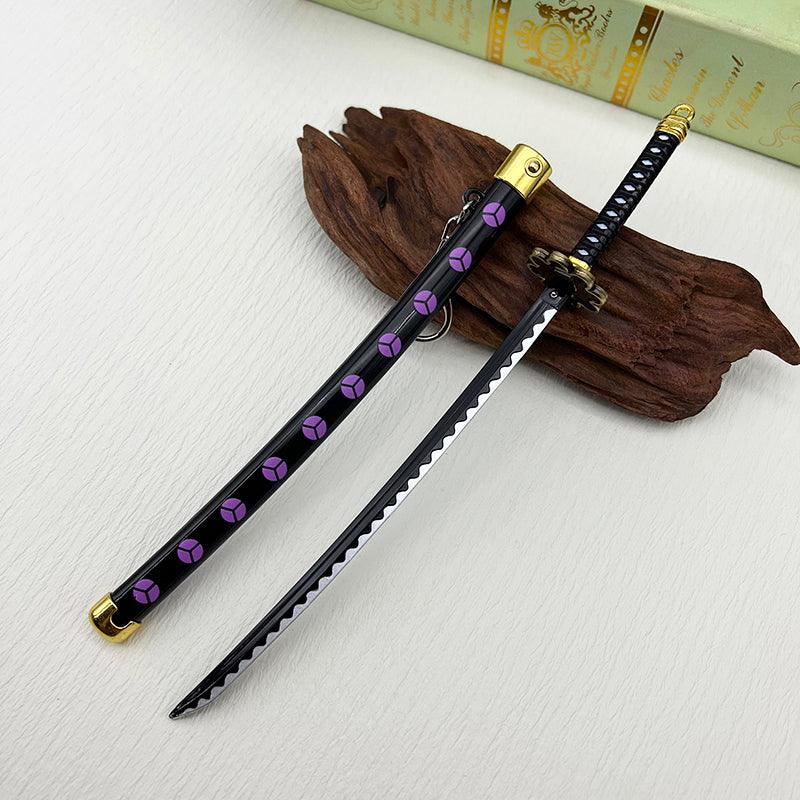 One Piece Shusui Katana Replica - Zoro's Legendary Black Blade | Ryuma's Dragon Slayer Display Art - BlacksmithSONG