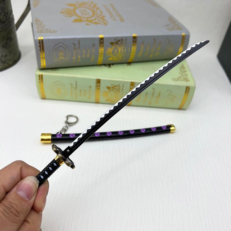 One Piece Shusui Katana Replica - Zoro's Legendary Black Blade | Ryuma's Dragon Slayer Display Art - BlacksmithSONG