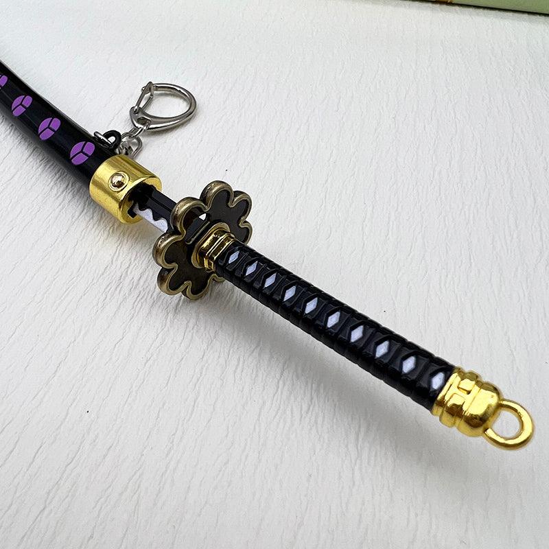 One Piece Shusui Katana Replica - Zoro's Legendary Black Blade | Ryuma's Dragon Slayer Display Art - BlacksmithSONG