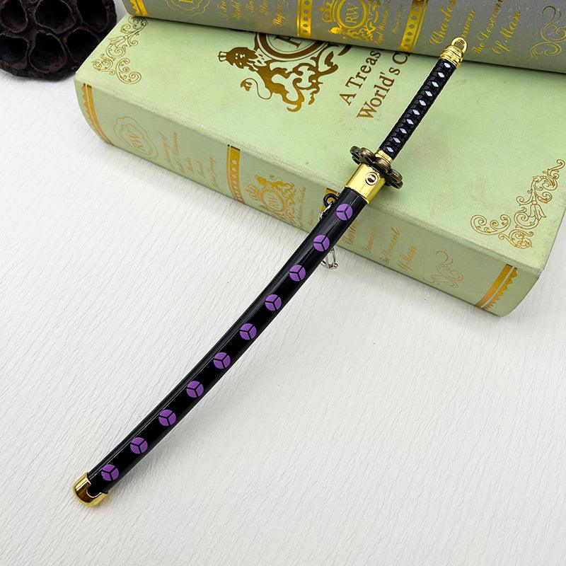 One Piece Shusui Katana Replica - Zoro's Legendary Black Blade | Ryuma's Dragon Slayer Display Art - BlacksmithSONG