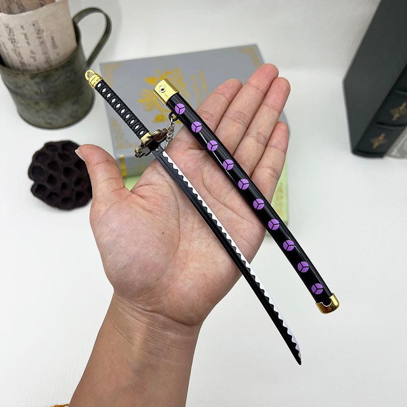 One Piece Shusui Katana Replica - Zoro's Legendary Black Blade | Ryuma's Dragon Slayer Display Art - BlacksmithSONG