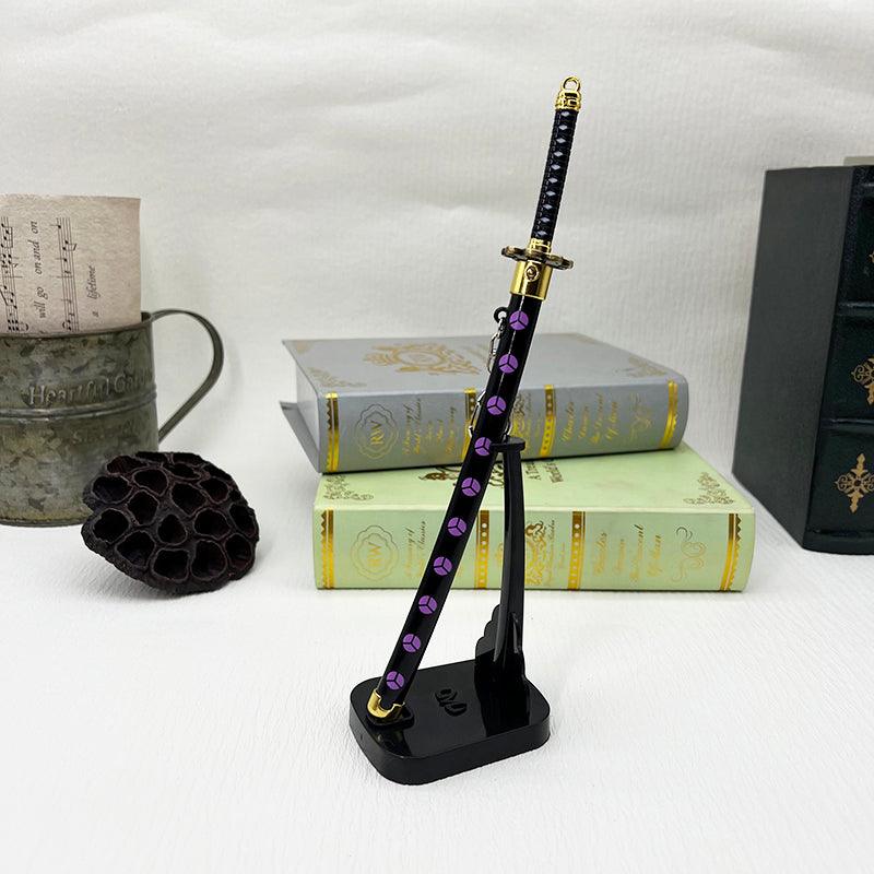 One Piece Shusui Katana Replica - Zoro's Legendary Black Blade | Ryuma's Dragon Slayer Display Art - BlacksmithSONG