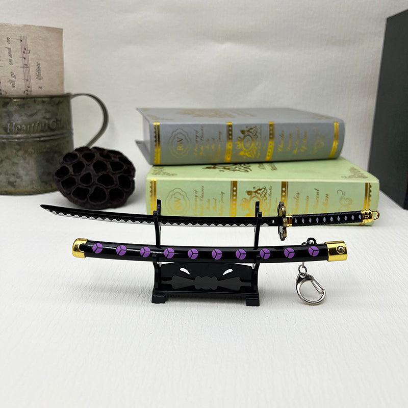 One Piece Shusui Katana Replica - Zoro's Legendary Black Blade | Ryuma's Dragon Slayer Display Art - BlacksmithSONG