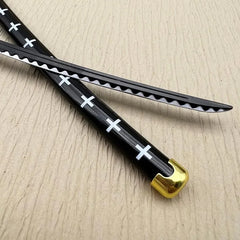 Trafalgar Law Kikoku Katana Replica | One Piece Metal Sword 1:6 Scale | BlacksmithSONG - BlacksmithSONG
