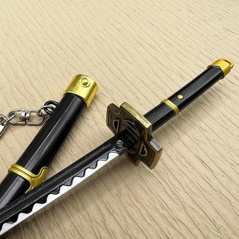 One Piece Yubashiri Katana Replica - Zoro's Lost Sword Memorial | Pre-Timeskip Straw Hat Pirate Display Art - BlacksmithSONG