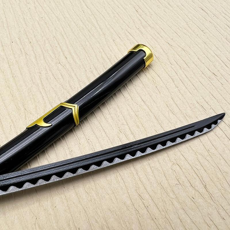 One Piece Yubashiri Katana Replica - Zoro's Lost Sword Memorial | Pre-Timeskip Straw Hat Pirate Display Art - BlacksmithSONG