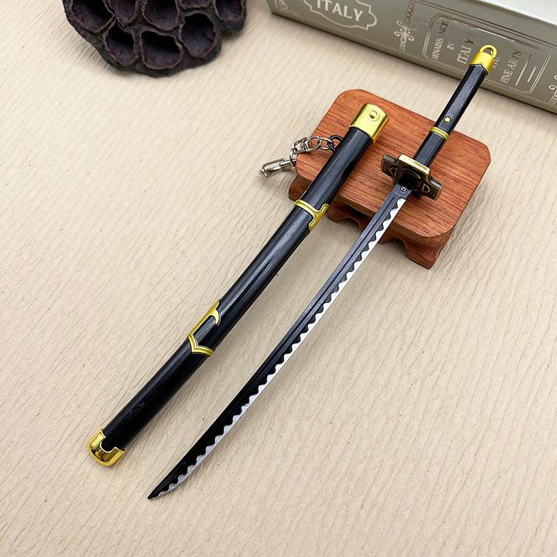 One Piece Yubashiri Katana Replica - Zoro's Lost Sword Memorial | Pre-Timeskip Straw Hat Pirate Display Art - BlacksmithSONG
