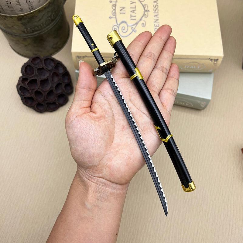 One Piece Yubashiri Katana Replica - Zoro's Lost Sword Memorial | Pre-Timeskip Straw Hat Pirate Display Art - BlacksmithSONG