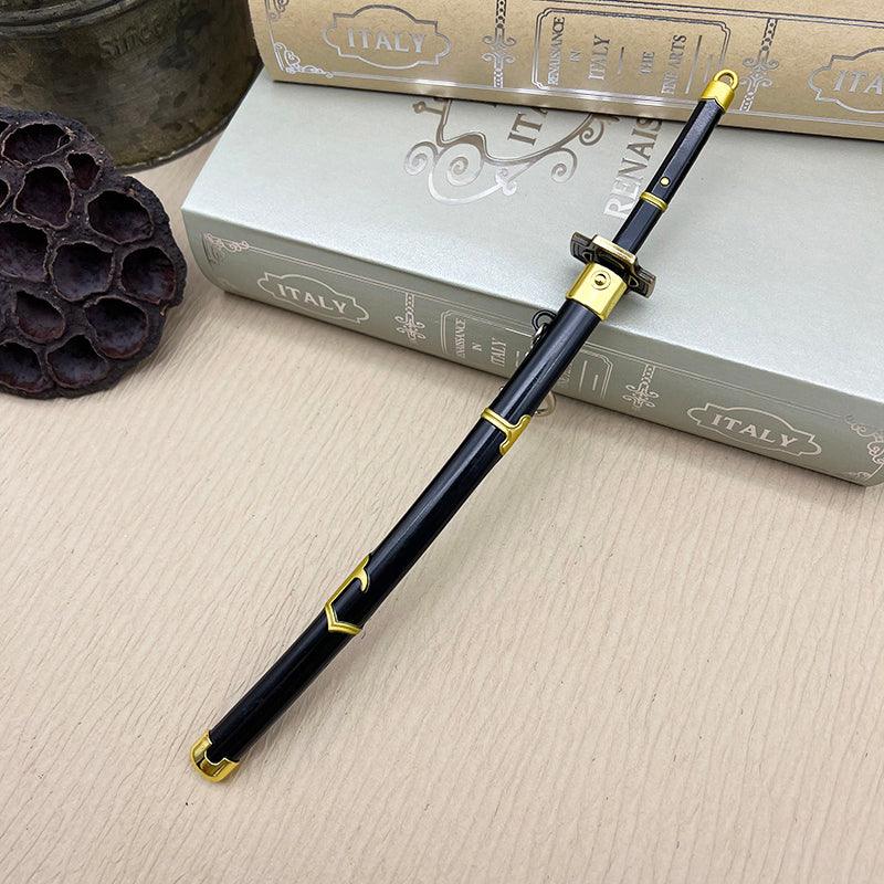 One Piece Yubashiri Katana Replica - Zoro's Lost Sword Memorial | Pre-Timeskip Straw Hat Pirate Display Art - BlacksmithSONG