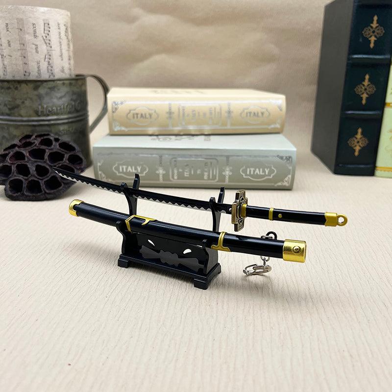 One Piece Yubashiri Katana Replica - Zoro's Lost Sword Memorial | Pre-Timeskip Straw Hat Pirate Display Art - BlacksmithSONG