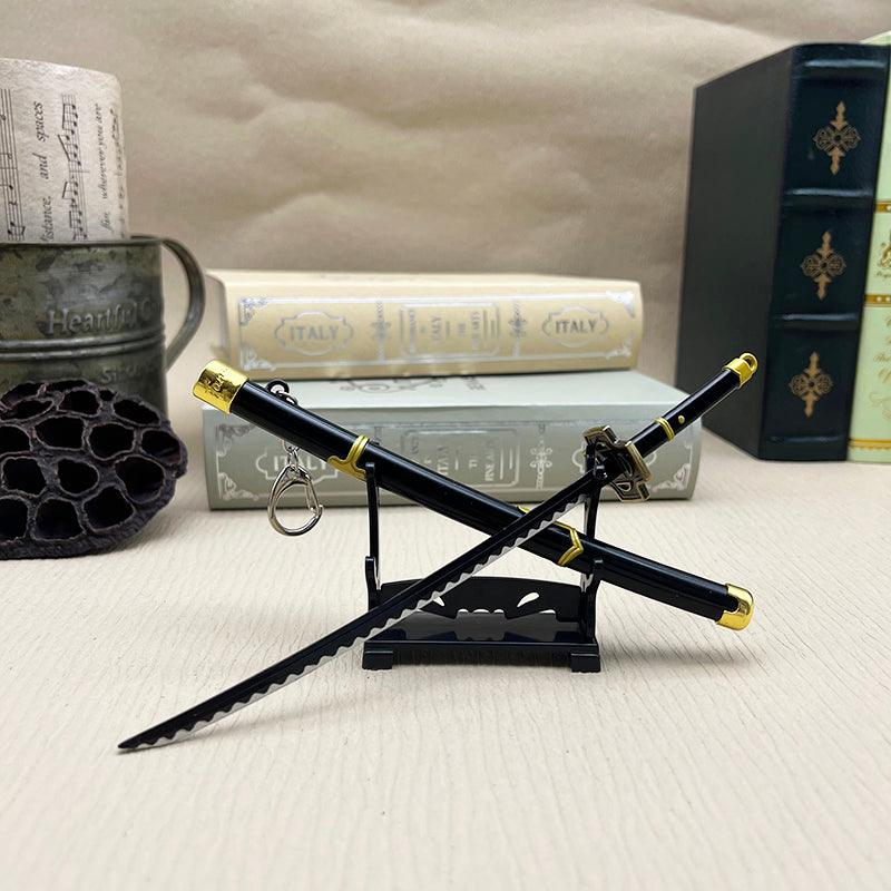 One Piece Yubashiri Katana Replica - Zoro's Lost Sword Memorial | Pre-Timeskip Straw Hat Pirate Display Art - BlacksmithSONG