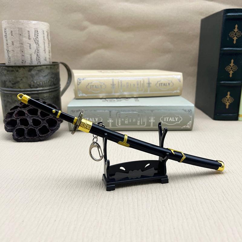 One Piece Yubashiri Katana Replica - Zoro's Lost Sword Memorial | Pre-Timeskip Straw Hat Pirate Display Art - BlacksmithSONG