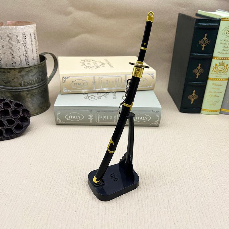 One Piece Yubashiri Katana Replica - Zoro's Lost Sword Memorial | Pre-Timeskip Straw Hat Pirate Display Art - BlacksmithSONG