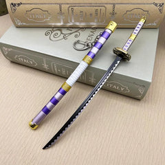 Nidai Kitetsu Katana Replica | One Piece Metal Sword | 1:6 Scale Collectible | BlacksmithSONG - BlacksmithSONG