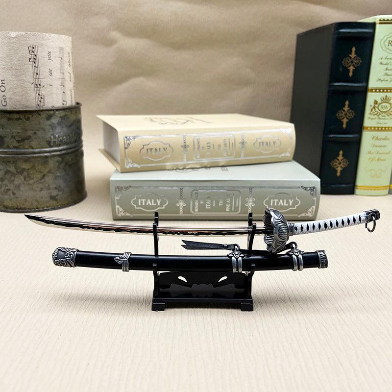 Black Mortal Blade Replica - Sekiro Kaimon Open Gate 1:6 Zinc Alloy Sword | Severing Immortality Collectible | Ashina-Inspired Display for Hardcore Gamers - BlacksmithSONG