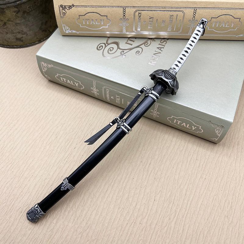 Black Mortal Blade Replica - Sekiro Kaimon Open Gate 1:6 Zinc Alloy Sword | Severing Immortality Collectible | Ashina-Inspired Display for Hardcore Gamers - BlacksmithSONG