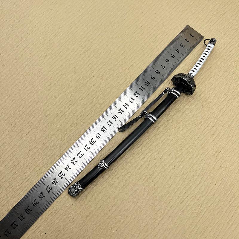 Black Mortal Blade Replica - Sekiro Kaimon Open Gate 1:6 Zinc Alloy Sword | Severing Immortality Collectible | Ashina-Inspired Display for Hardcore Gamers - BlacksmithSONG