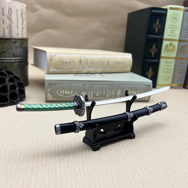 Kusabimaru Katana Replica - Sekiro Wolf's Blade 1:6 Zinc Alloy Model | Iconic Handguard & Balanced Proportions | Shinobi Weapon Display for Japanese Warrior Art Fans - BlacksmithSONG