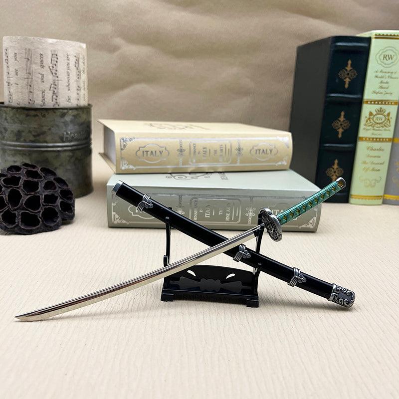 Kusabimaru Katana Replica - Sekiro Wolf's Blade 1:6 Zinc Alloy Model | Iconic Handguard & Balanced Proportions | Shinobi Weapon Display for Japanese Warrior Art Fans - BlacksmithSONG