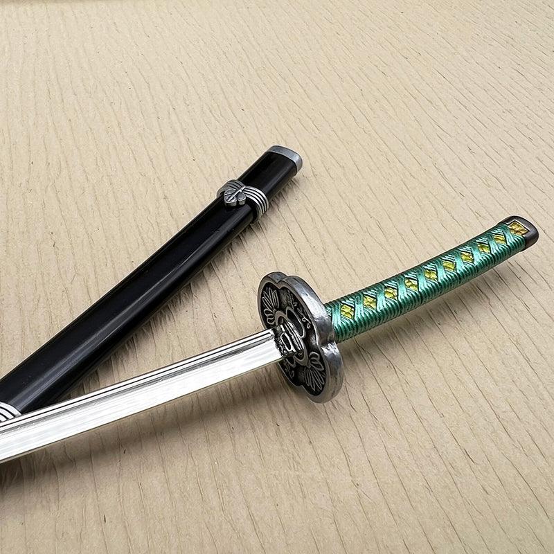 Kusabimaru Katana Replica - Sekiro Wolf's Blade 1:6 Zinc Alloy Model | Iconic Handguard & Balanced Proportions | Shinobi Weapon Display for Japanese Warrior Art Fans - BlacksmithSONG