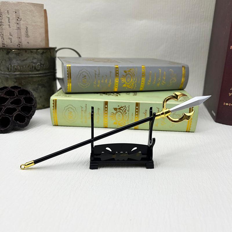 Jujutsu Kaisen Hiten Replica - Sukuna's Flying Heaven Cursed Trident for Anime Shrine of Malevolent Legacy - BlacksmithSONG
