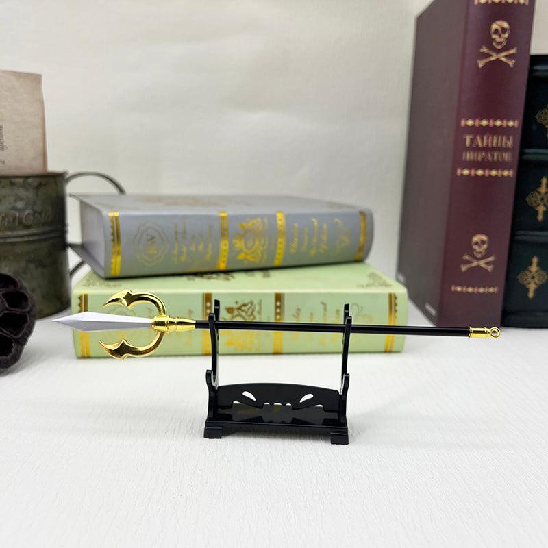 Jujutsu Kaisen Hiten Replica - Sukuna's Flying Heaven Cursed Trident for Anime Shrine of Malevolent Legacy - BlacksmithSONG