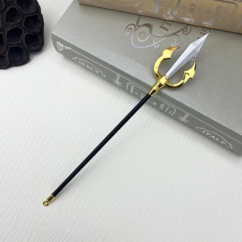 Jujutsu Kaisen Hiten Replica - Sukuna's Flying Heaven Cursed Trident for Anime Shrine of Malevolent Legacy - BlacksmithSONG