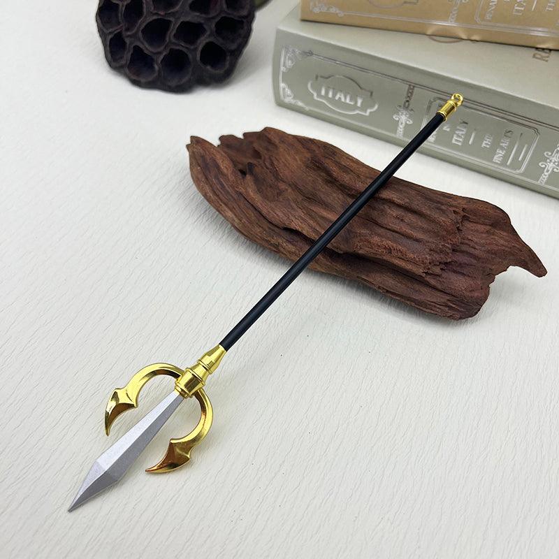 Jujutsu Kaisen Hiten Replica - Sukuna's Flying Heaven Cursed Trident for Anime Shrine of Malevolent Legacy - BlacksmithSONG