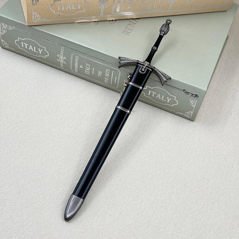 Dark Sister Sword Replica - Game of Thrones Targaryen Valyrian Steel Blade | Visenya & Daemon Targaryen Dragon Conquest Collectible (1:6 Scale 22cm/8.6in) | Female Warrior Weapon Display for ASOIAF Fans - BlacksmithSONG