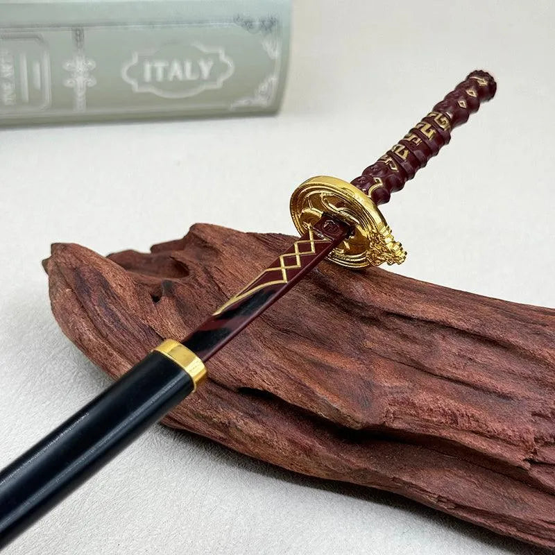 Ebony Blade Daedric Replica - Skyrim Mephala's Whispering Door Artifact 1:6 Scale | Betrayer's Relic with Blood Curse | Dark Brotherhood Zinc Alloy Display for Night Mother's Chosen - BlacksmithSONG