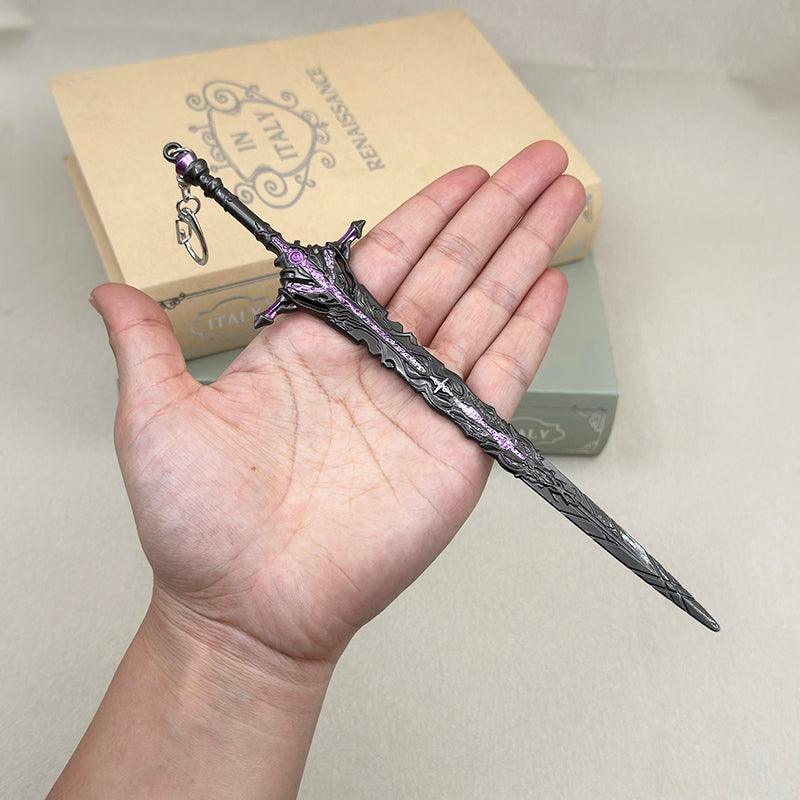 Omega Weapon Collectible - Final Fantasy XVI Eikon Clash Relic 1:6 Zinc Alloy | Scorched Alloy Frame & Mechanized Core Detailing | Dominant's Trial Display for Ifrit vs Phoenix Battles - BlacksmithSONG