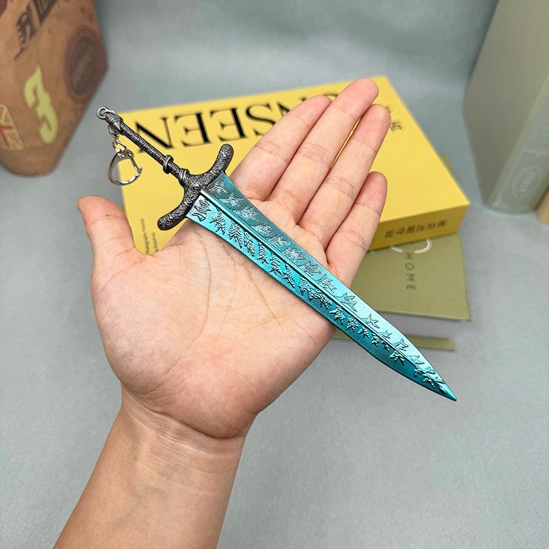 Elden Ring Dark Moon Greatsword Zinc Alloy Model - Ranni the Witch's Legendary Weapon | Multi-Layer Enamel Finish Display Art - BlacksmithSONG