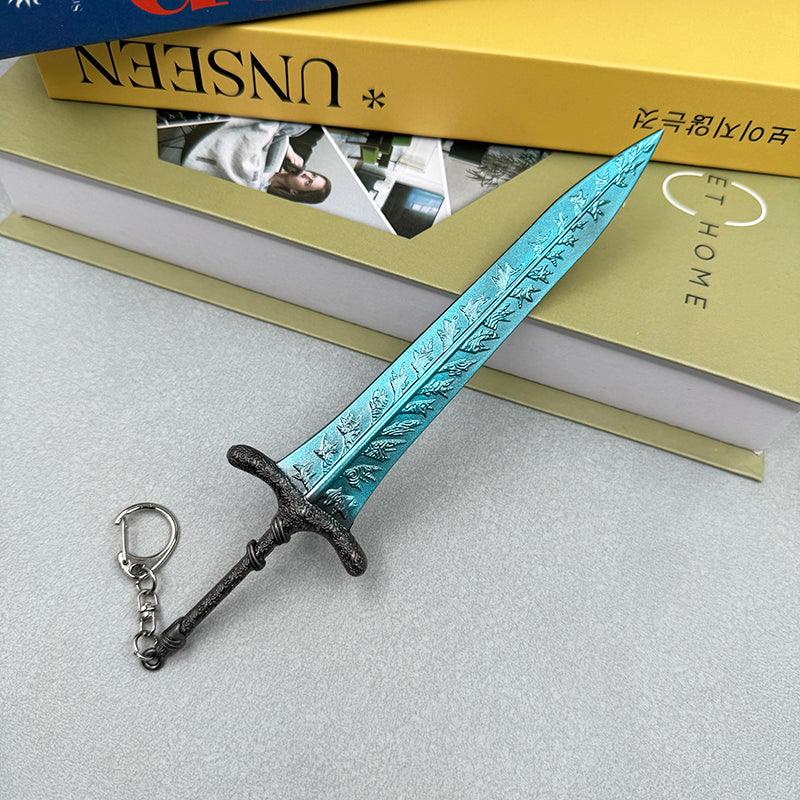 Elden Ring Dark Moon Greatsword Zinc Alloy Model - Ranni the Witch's Legendary Weapon | Multi-Layer Enamel Finish Display Art - BlacksmithSONG