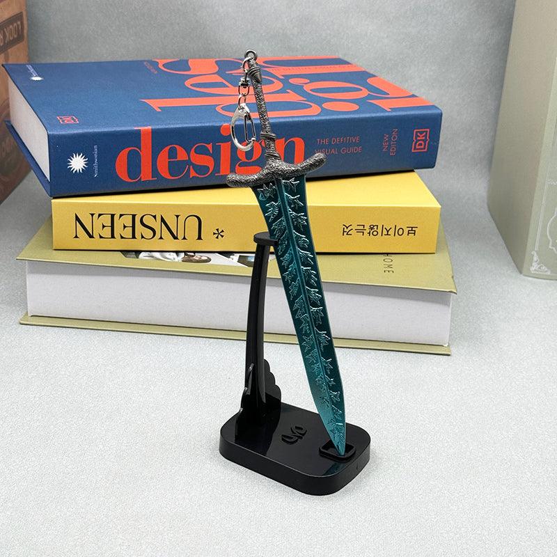 Elden Ring Dark Moon Greatsword Zinc Alloy Model - Ranni the Witch's Legendary Weapon | Multi-Layer Enamel Finish Display Art - BlacksmithSONG