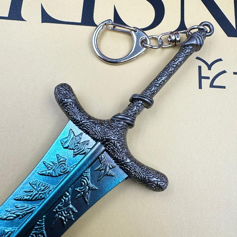 Elden Ring Dark Moon Greatsword Zinc Alloy Model - Ranni the Witch's Legendary Weapon | Multi-Layer Enamel Finish Display Art - BlacksmithSONG
