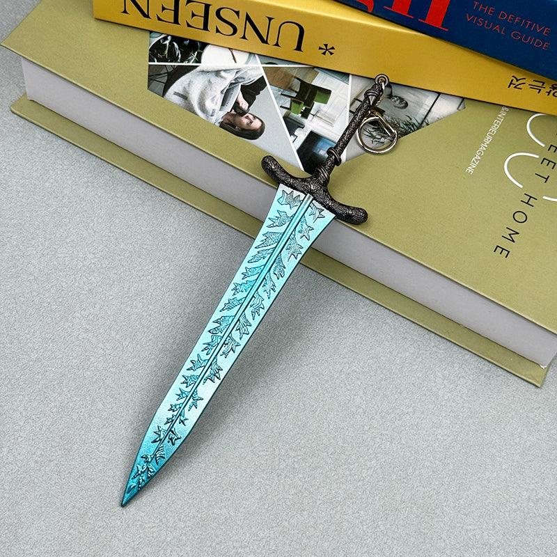 Elden Ring Dark Moon Greatsword Zinc Alloy Model - Ranni the Witch's Legendary Weapon | Multi-Layer Enamel Finish Display Art - BlacksmithSONG