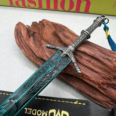 Holy Moonlight Sword Replica - 22cm Die-Cast Metal Greatsword