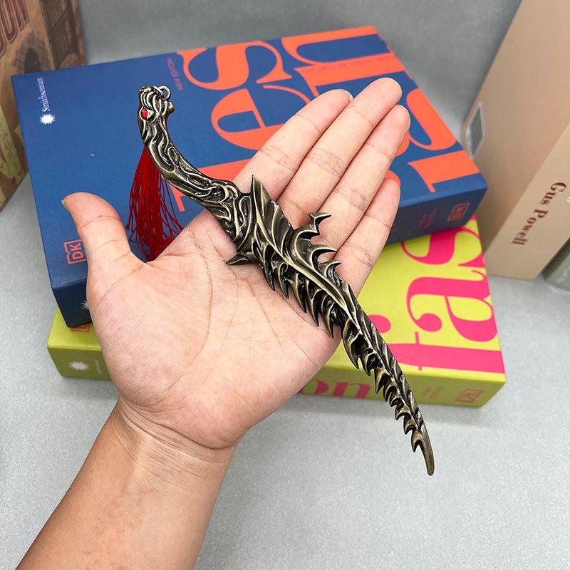 Elden Ring Reduvia Dagger Replica - Bloody Finger Nerijus Blade | Zinc Alloy Collectible with Electrostatic Coating - BlacksmithSONG