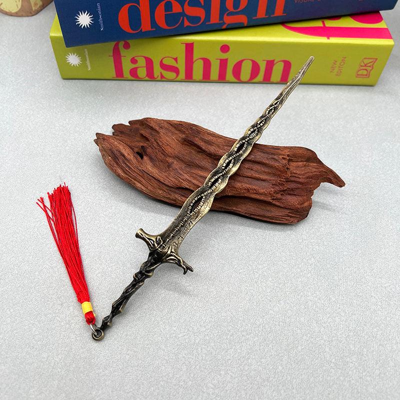 Elden Ring Sacred Relic Sword Replica - Marika's Divine Blade | Zinc Alloy Artisan Craft with Anti-Tarnish Finish - BlacksmithSONG
