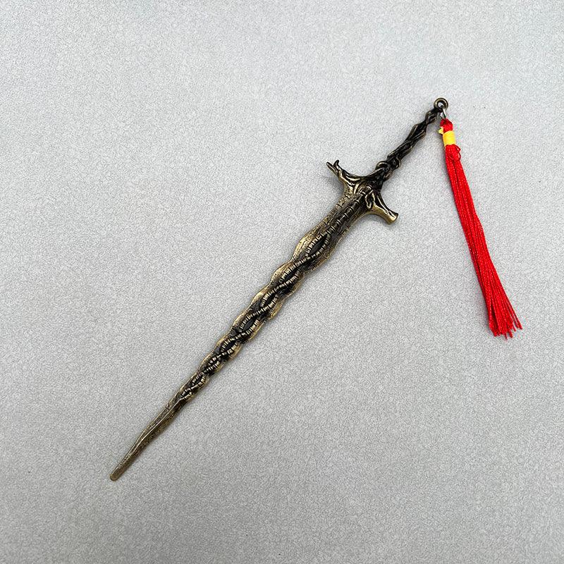 Elden Ring Sacred Relic Sword Replica - Marika's Divine Blade | Zinc Alloy Artisan Craft with Anti-Tarnish Finish - BlacksmithSONG