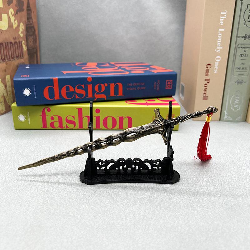 Elden Ring Sacred Relic Sword Replica - Marika's Divine Blade | Zinc Alloy Artisan Craft with Anti-Tarnish Finish - BlacksmithSONG