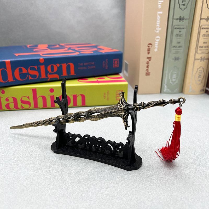Elden Ring Sacred Relic Sword Replica - Marika's Divine Blade | Zinc Alloy Artisan Craft with Anti-Tarnish Finish - BlacksmithSONG