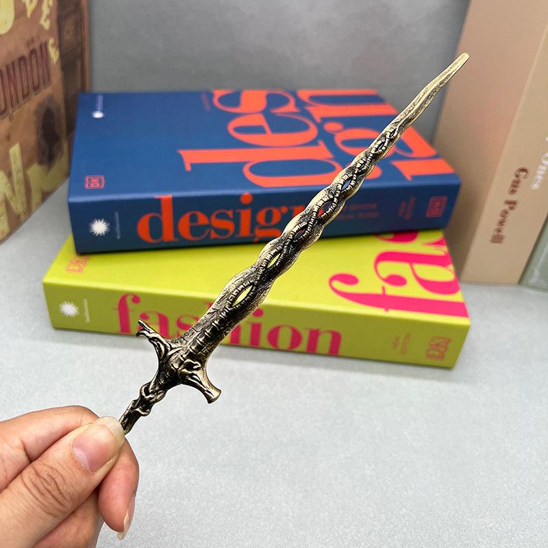Elden Ring Sacred Relic Sword Replica - Marika's Divine Blade | Zinc Alloy Artisan Craft with Anti-Tarnish Finish - BlacksmithSONG