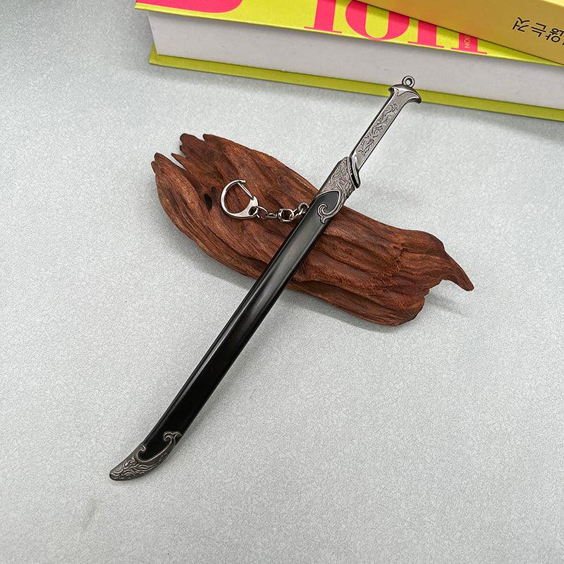 Thranduil's Sword Replica - LOTR Elven King's Dual-Edge Blade 1:6 Scale | Mirkwood Royal Armory Design | Zinc Alloy Art Display for Silvan Elf Fans - BlacksmithSONG