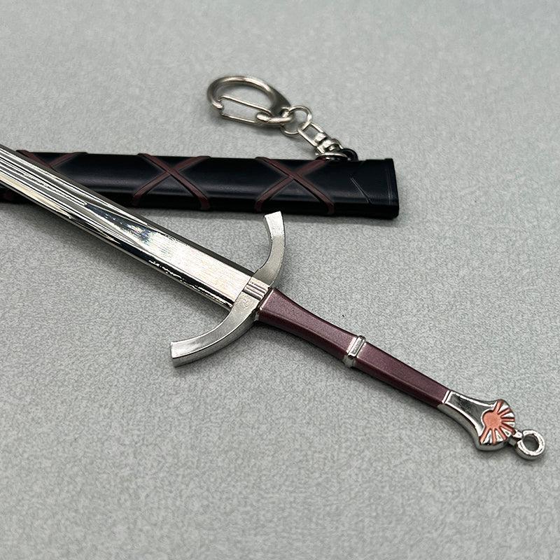 Dawn Sword Replica - Game of Thrones House Dayne Meteorite Iron Sword | Ser Arthur Dayne Collector Zinc Alloy Model (1:6 Scale 22cm/8.6in) | Fantasy Weapon Display for ASOIAF Fans - BlacksmithSONG