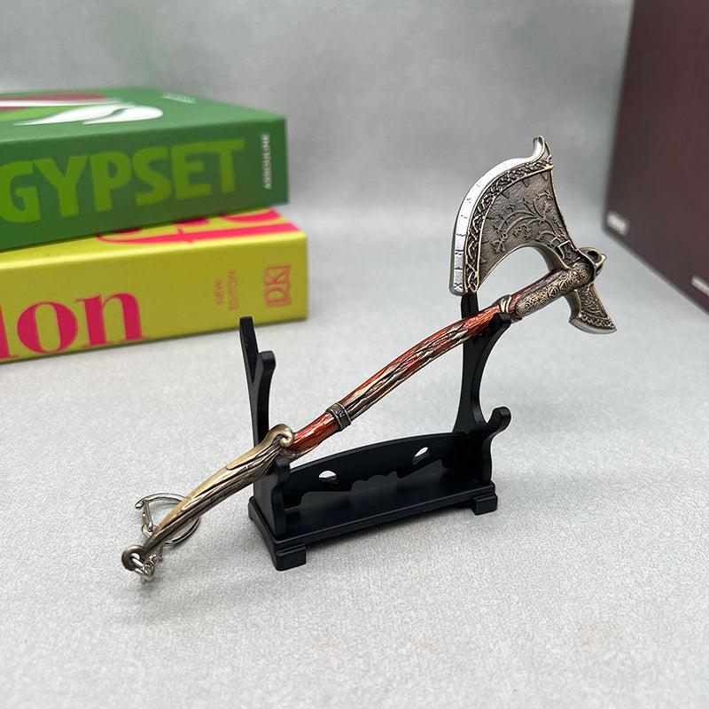God of War Leviathan Axe Replica - Kratos' Ice-Infused Frost Giant Legacy | Norse Mythology Battle Axe Collectible - BlacksmithSONG