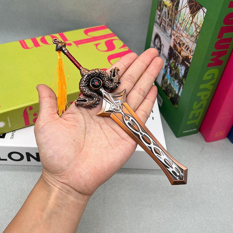 WoW Classic Ashkandi Greatsword Replica - Blackwing Lair Raid Trophy & Brotherhood's Legacy Display Art - BlacksmithSONG